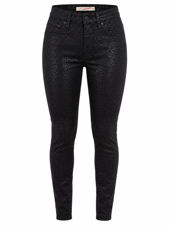 Levi's Denim - Levi's 721 Wild Cat Foil Leopard High Rise Skinny Jeans 26